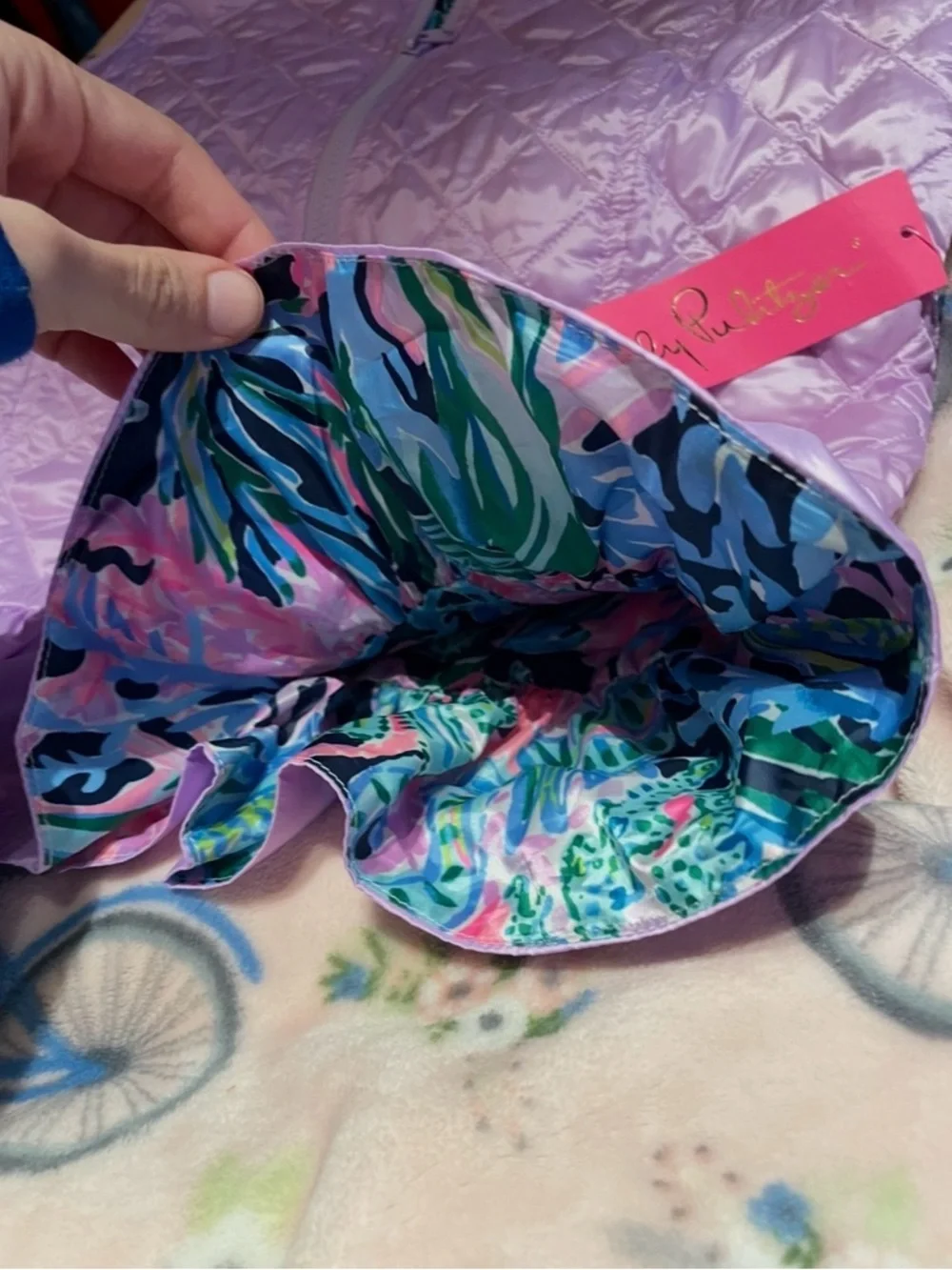 NWT Lilly Pulitzer Light Orchid Reversible Vest